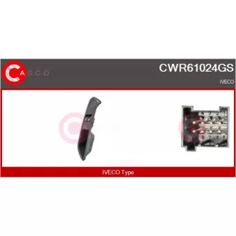 CASCO CWR61024GS - Interrupteur, lève-vitre