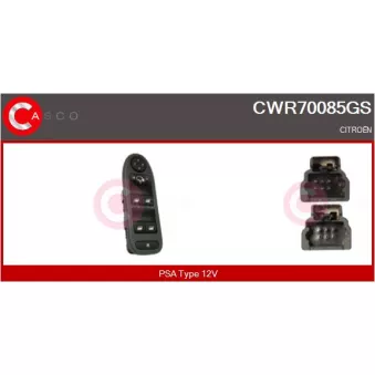 Interrupteur, lève-vitre CASCO [CWR70085GS]