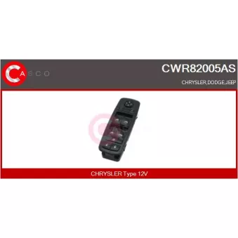 CASCO CWR82005AS - Interrupteur, lève-vitre