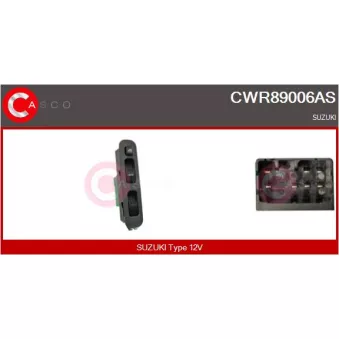 Interrupteur, lève-vitre CASCO CWR89006AS