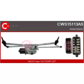 CASCO CWS15113AS - Système de nettoyage des vitres