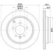 Jeu de 2 disques de frein avant HELLA PAGID [8DD 355 112-841]