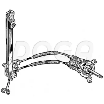 DOGA 110001 - Lève-vitre arrière gauche
