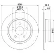 HELLA PAGID 8DD 355 118-211 - Jeu de 2 disques de frein arrière