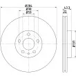 HELLA PAGID 8DD 355 118-411 - Jeu de 2 disques de frein avant