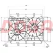 Ventilateur, refroidissement du moteur DOGA [ESU022]