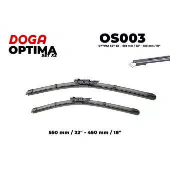DOGA OS003 - Balai d'essuie-glace