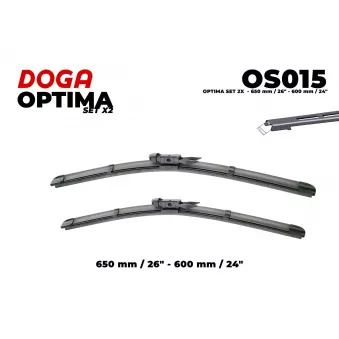 Balai d'essuie-glace DOGA OEM 1P0455425B