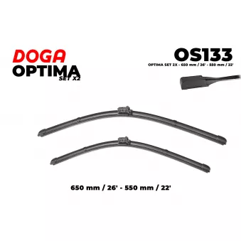 DOGA OS133 - Balai d'essuie-glace