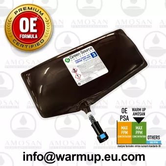 WARM UP AMO-PC33980 - Additif, régénération du filtre à particules/à suie