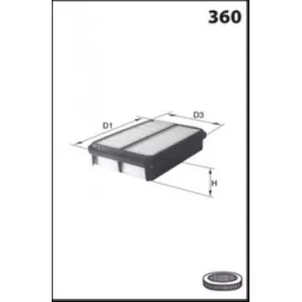 Filtre à air LUCAS FILTERS OEM FS0513Z409A