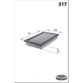 Filtre à air LUCAS FILTERS OEM 2811323001