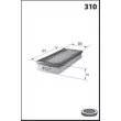 LUCAS FILTERS LFAF467 - Filtre à air