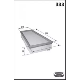 Filtre à air LUCAS FILTERS OEM A6540940204