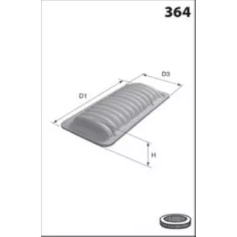Filtre à air LUCAS FILTERS OEM 1609926980