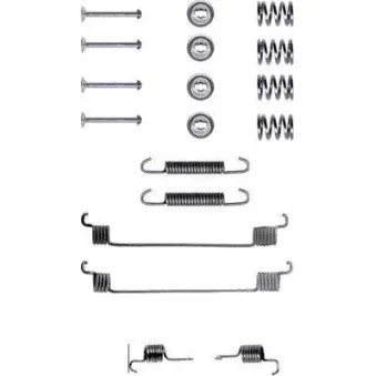 Kit d'accessoires, mâchoire de frein METZGER 105-0672