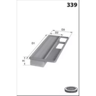 LUCAS FILTERS LFAF695 - Filtre à air