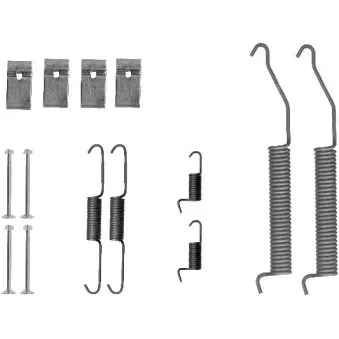 HELLA PAGID 8DZ 355 200-951 - Kit d'accessoires, mâchoire de frein