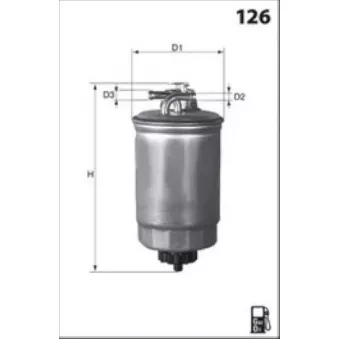 LUCAS FILTERS LFDF162 - Filtre à carburant