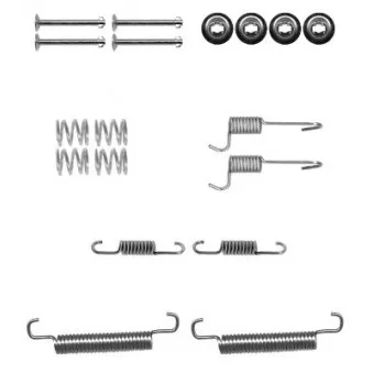 HELLA PAGID 8DZ 355 201-041 - Kit d'accessoires, mâchoire de frein