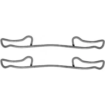 HELLA PAGID 8DZ 355 201-241 - Kit d'accessoires, étrier de frein