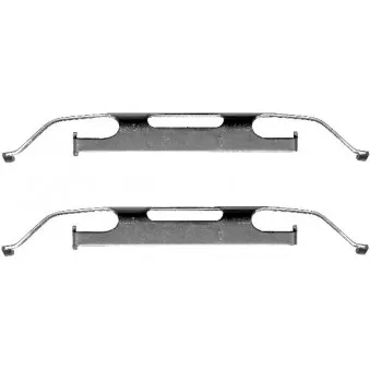 Kit d'accessoires, étrier de frein HELLA PAGID [8DZ 355 201-291]