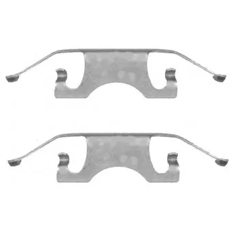 Kit d'accessoires, étrier de frein HELLA PAGID OEM 0004218591