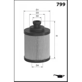 Filtre à huile LUCAS FILTERS OEM 04152WAA02