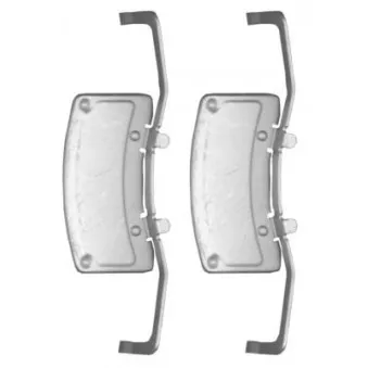 HELLA PAGID 8DZ 355 201-461 - Kit d'accessoires, étrier de frein