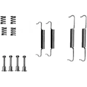 Kit d'accessoires, mâchoires de frein de stationnement HELLA PAGID 8DZ 355 201-791