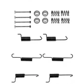 HELLA PAGID 8DZ 355 202-081 - Kit d'accessoires, mâchoires de frein de stationnement