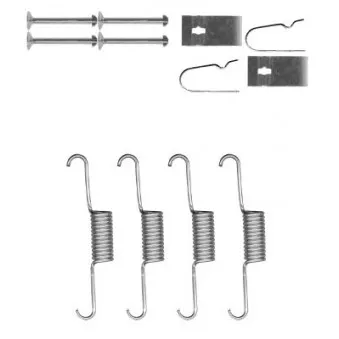 HELLA PAGID 8DZ 355 202-131 - Kit d'accessoires, mâchoires de frein de stationnement