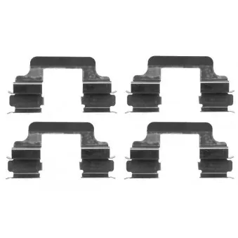 HELLA PAGID 8DZ 355 203-081 - Kit d'accessoires, plaquette de frein à disque