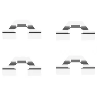 HELLA PAGID 8DZ 355 203-231 - Kit d'accessoires, plaquette de frein à disque