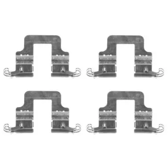 HELLA PAGID 8DZ 355 204-851 - Kit d'accessoires, plaquette de frein à disque