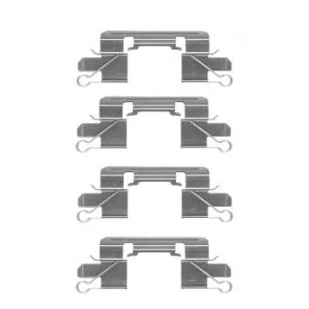HELLA PAGID 8DZ 355 204-941 - Kit d'accessoires, plaquette de frein à disque