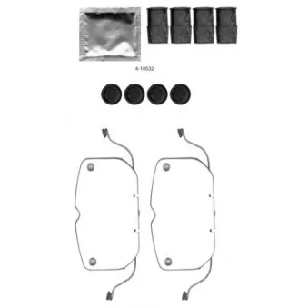 Kit d'accessoires, étrier de frein HELLA PAGID [8DZ 355 205-071]