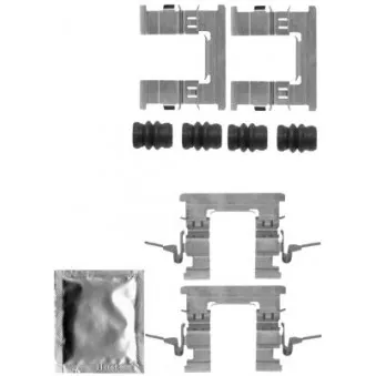 HELLA PAGID 8DZ 355 205-211 - Kit d'accessoires, plaquette de frein à disque