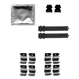 HELLA PAGID 8DZ 355 205-251 - Kit d'accessoires, plaquette de frein à disque