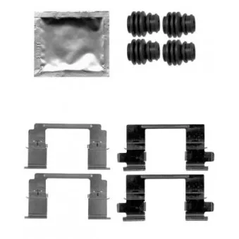 HELLA PAGID 8DZ 355 205-281 - Kit d'accessoires, plaquette de frein à disque