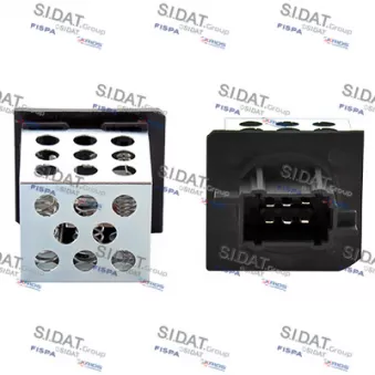 SIDAT 10.9140 - Prérésistance, moteur électrique (ventilateur de radiateur)