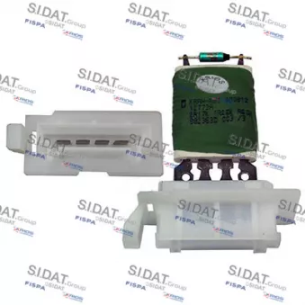 SIDAT 12.9051 - Résistance, pulseur d'air habitacle