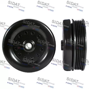 SIDAT 2.1256 - Embrayage magnétique, pour compresseurs de climatisation
