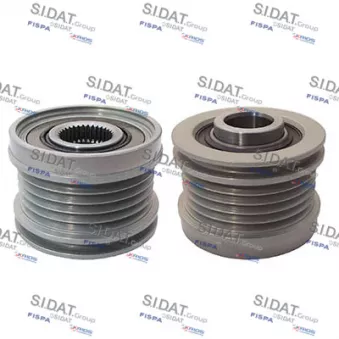 Poulie roue libre, alternateur SIDAT OEM 6401500360