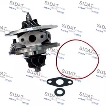 Groupe carter, turbocompresseur SIDAT OEM 1s4q6k682ar