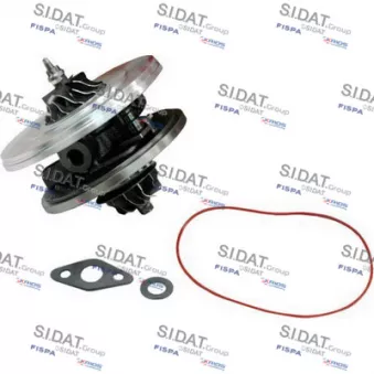 SIDAT 47.043 - Groupe carter, turbocompresseur