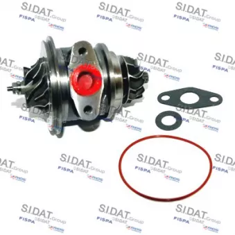 SIDAT 47.192 - Groupe carter, turbocompresseur