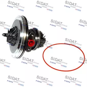SIDAT 47.280 - Groupe carter, turbocompresseur