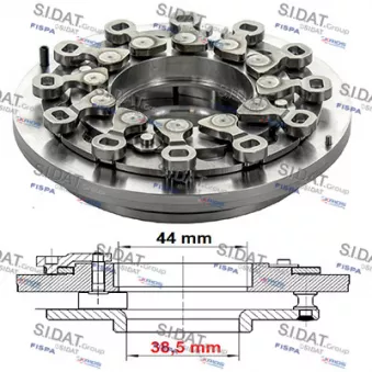 SIDAT 47.598 - Kit de réparation, compresseur