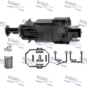 Interrupteur des feux de freins SIDAT OEM 13173407